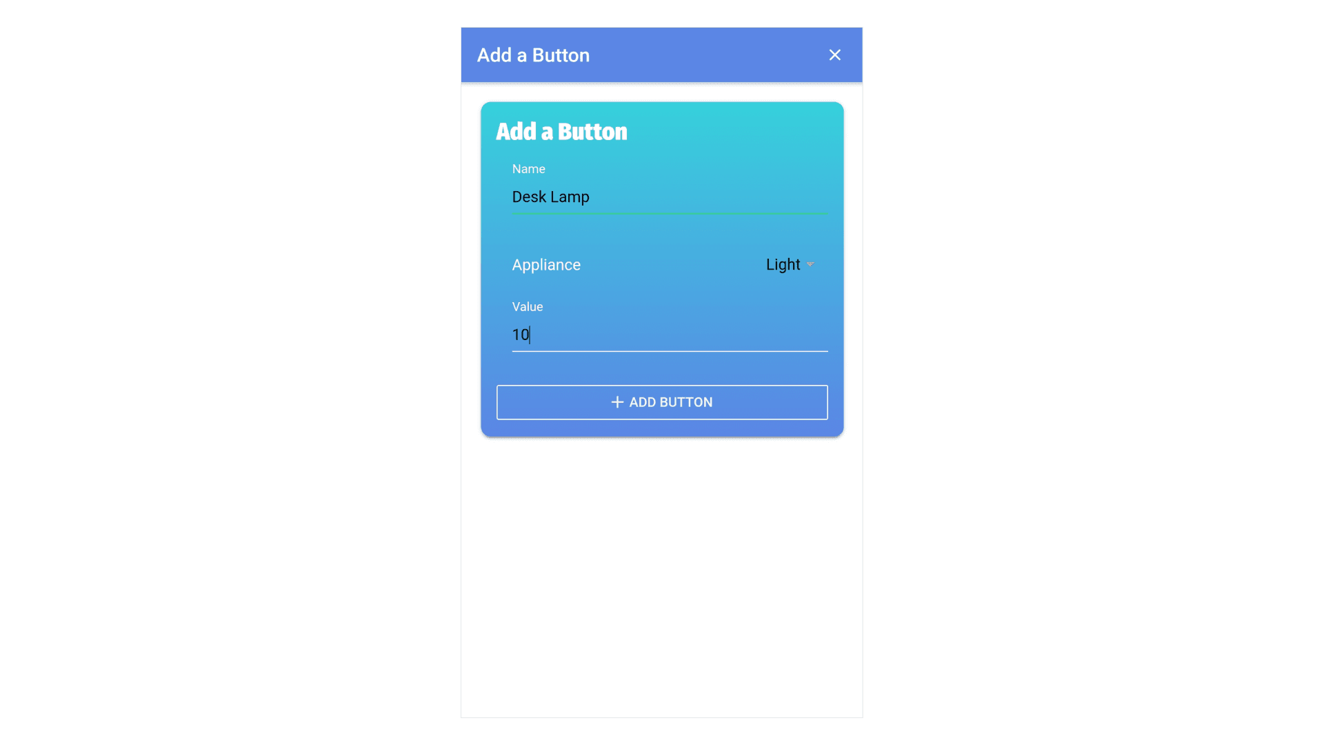 Add Button Page