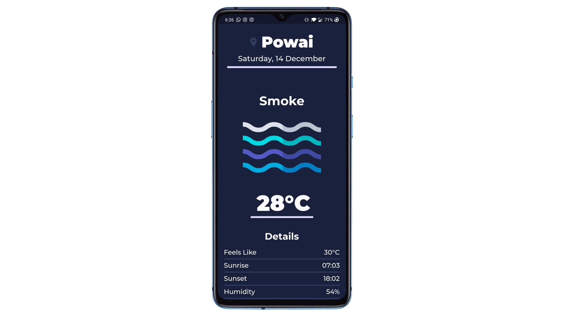Weather Details