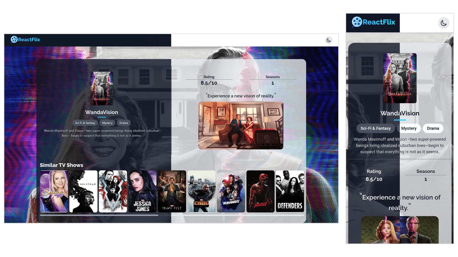 Details Page Dark Mode